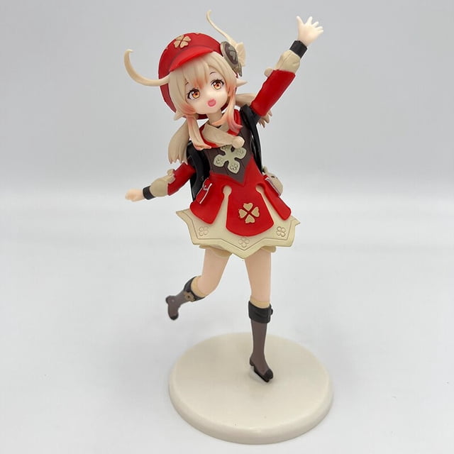 Figura de acción de anime Genshin Impact Klee, figura de Paimon, Qiqi, Keqing, figura de Hu Tao, colección de modelos de mantequilla de juguete, 14 cm16 cm sin caja al por menor zhangmengya unisex