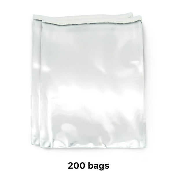 11" x 14" Clear Self Seal OPP Cellophane Bag Sealing Cello Pouch (1.5