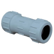 Zoro Select Compression Coupling Schedule 40 PVC - 1/2 In, White