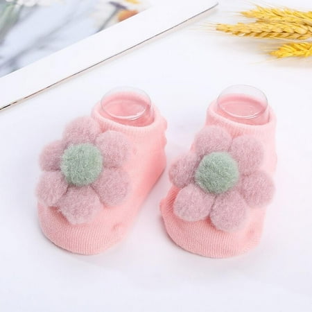 

ZDMATHE born Cartoon Flower Kids Socks Autumn Winter Soft Cotton Kids Girls Socks Infant Kids Boy Socks Anti Slip Floor Sock Spring
