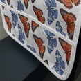 thumbnail image 3 of Butterfly Microwave Oven Cover, Detailed Drawing of Colorful Butterflies Pattern Winged Insect, Water Resistant Organizer with Pockets for Kitchen, 36" x 12", Multicolor, by Ambesonne, 3 of 4