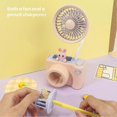 thumbnail image 3 of Multifunctional Small Fan Small Fan with Pencil Sharpener Portable Mini Fan, 3 of 5