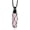 Rose Quartz, variant on Black Obsidian Healing Crystal Points Necklace Adjustable Rope Hexagonal Wrapped Braided Stone Pendant Necklace Handmade Gemstone Jewelry for Men Women