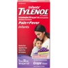 TYLENOL Pain + Fever Infants, Grape Flavor 1 oz (Pack of 4)