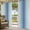 Grey, grey blue, variant on Outdoor Curtains for Patio Waterproof, Turquoise Grey Ombre Outdoor Privacy Panels Grommet, Farmhouse Gradient Minimalist Blackout Outside Curtains for Porch/Cabana/Pergola/Gazebo 54"x95", 1 Panel