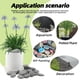 thumbnail image 3 of Piedras de jardín naturales CJGQ River Rocks, grises, de 2,5 a 5 cm, 7 libras, 3 of 7