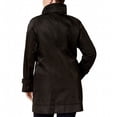 thumbnail image 4 of Calvin Klein Womens Long Packable Anorak Jacket, Black, Plus Size, 0X, 4 of 4