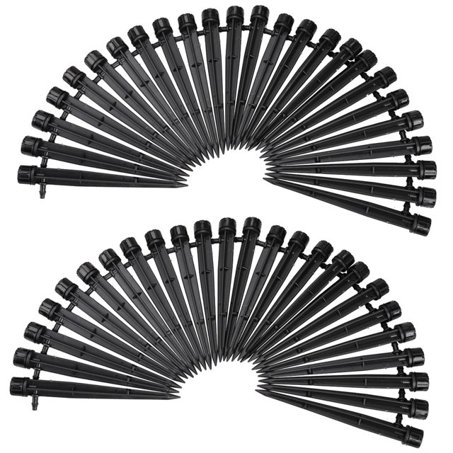 Microaspersores de riego de 50 piezas emisor de 360 grados microgotero Ehuebsd para tubo de 47mm plantas de jardín goteros de riego de césped