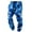 ZB Blue, variant on Mens Jogger Pants Large Size Camo Print Sweatpants Lined Drawstring Corded Footpants Fall Winter Casual Workout Pants for Men
