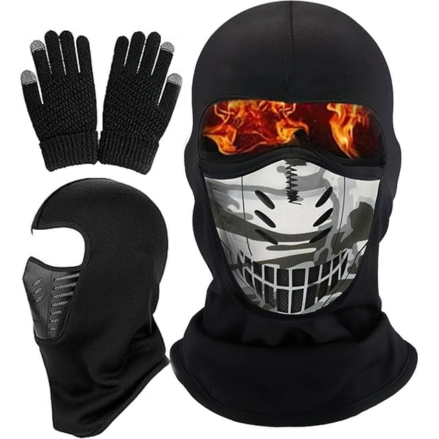 Winter Rider Warm Anti-Haze Balaclava Full Face Mask, Winter Rider Face Mask, Windproof & Breathable for Cycling Motorcycling