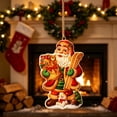 thumbnail image 4 of Christmas Snowflake Ornaments, Lighted Christmas Ornament Hanging Decoration for Christmas Tree Door Wall Home Party, Holiday Gift for Family Friends Home Decoration, 4 of 6
