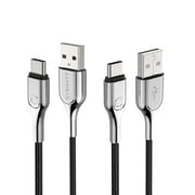 Cygnett CY2679PCUSA Armored 3.1 USB-C to USB-A Charge and Sync Cable, 3 Feet