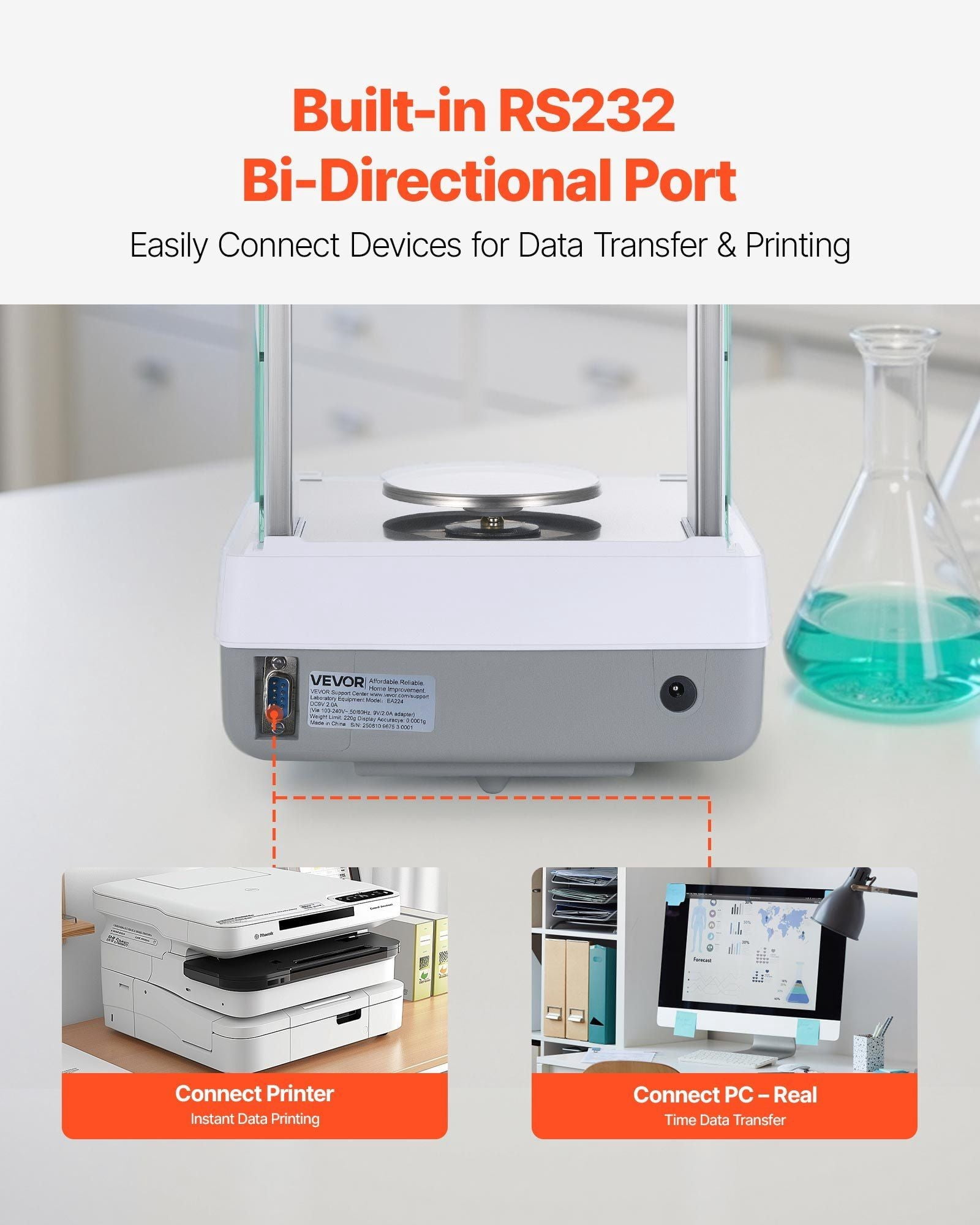 Analytical Balance, 120 g x 0.1 mg, 0.0001 g High Precision Accuracy Lab Scale, g/oz/ct/mg 4 Units Electronic Digital Analytical Balance with Glass Draft Shield, for Laboratory Jewelry Pharmacy