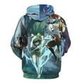thumbnail image 3 of Genshin Impact Unisex Adult Hoodie Casual Hooded Sweatshirt Pullover Novelty 3D Printed Sweater Jacket 3XL, 3 of 8