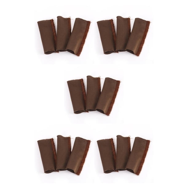 Soidarity Paquete de 3 protectores de pelado de pesca Guantes de punta de dedo Agua dulce Agua salada Lago Protección de peces Mangas Accesorios Marrón Type2 NO2 Soidarity CBP434617