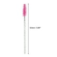 thumbnail image 2 of Unique Bargains 100 Pcs Portable Eyelash Brush for Vacation Rose Red Black Faux Crystal Rob Nylon, 2 of 5