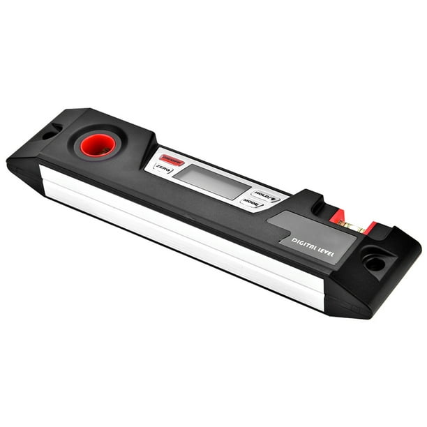 Inclinómetro De Nivel Digital, Inclinómetro De Sensor Inteligente, Herramienta De Nivel De Burbuja Transportador De Caja Biselada Para Material Plástico De Ingeniería Con Base