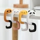 thumbnail image 4 of 4pcs gancho de cadena de llave de llave de panda flexible y plegable para la oficina en casa para la oficina en casa, 4 of 6