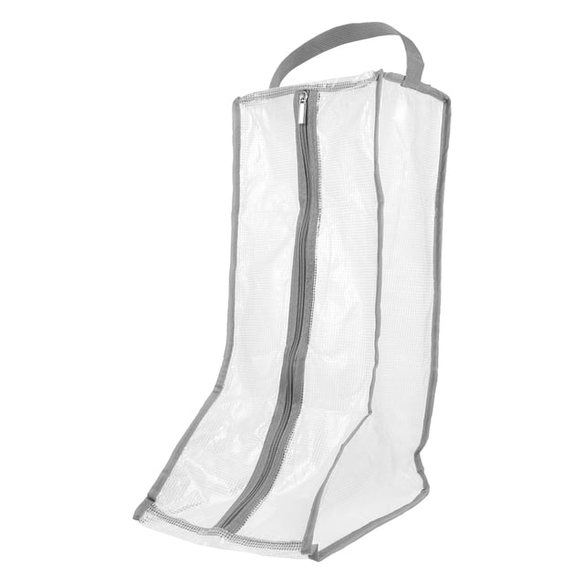 1pc Botas Bolsa de almacenamiento Bolsa de zapatos a prueba de polvo Bolsa de almacenamiento de viaje portátil Beige