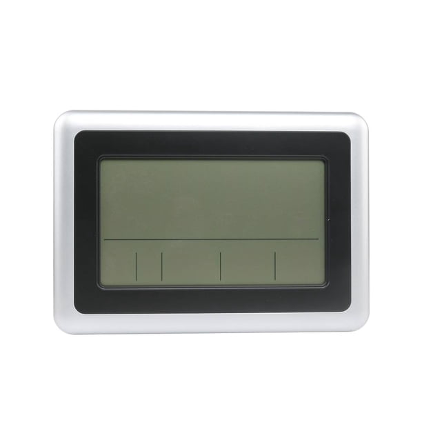 Termómetro de reloj digital Bewildely montado en la pared con medidor de temperatura