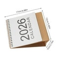 thumbnail image 6 of OUNONA 2026 Desk Calendar with White Foldable Stand, Compact Tabletop Organizer for Office, Home, and School Use, 6 of 8