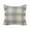 White/Gray, variant on Woven Paths Charles Casual Cabin Fringed Throw Pillow, Cream/Tan/Beige Striped, 20" x 20"