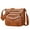 Brown, variant on Crossbody Bags for Women Pocketbooks Soft PU Leather Purses and Handbags Multi Pocket Shoulder Bag