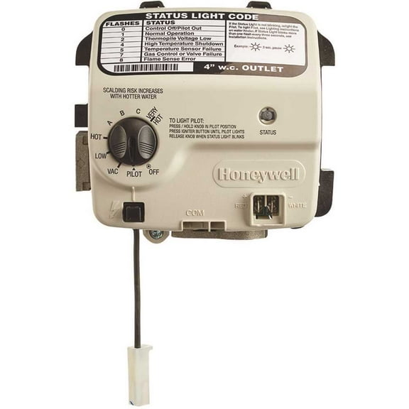 Honeywell WT8840B1500/U Water Heater Gas Control Valve 2"