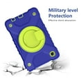 thumbnail image 6 of Dteck with Shoulder Strap Case for Samsung Galaxy Tab A7 Lite 8.7-inch SM-T220 T225 (2021),360 Degree Rotation Shockproof Armor Rubber 3-Layers Protection Case Hybrid Kickstand Cover,Navy+Olivine, 6 of 9