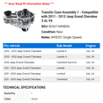 thumbnail image 2 of Transfer Case Assembly 1 - Compatible with 2011 - 2013 Jeep Grand Cherokee 3.6L V6 2012, 2 of 2