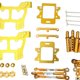 thumbnail image 3 of actualizar piezas Piezas De Coche RC 1/10 Kit De Piezas Para Camión Eléctrico HSP Unlimited 94111/94108 Dorado oro Magideal actualizar piezas, 3 of 3