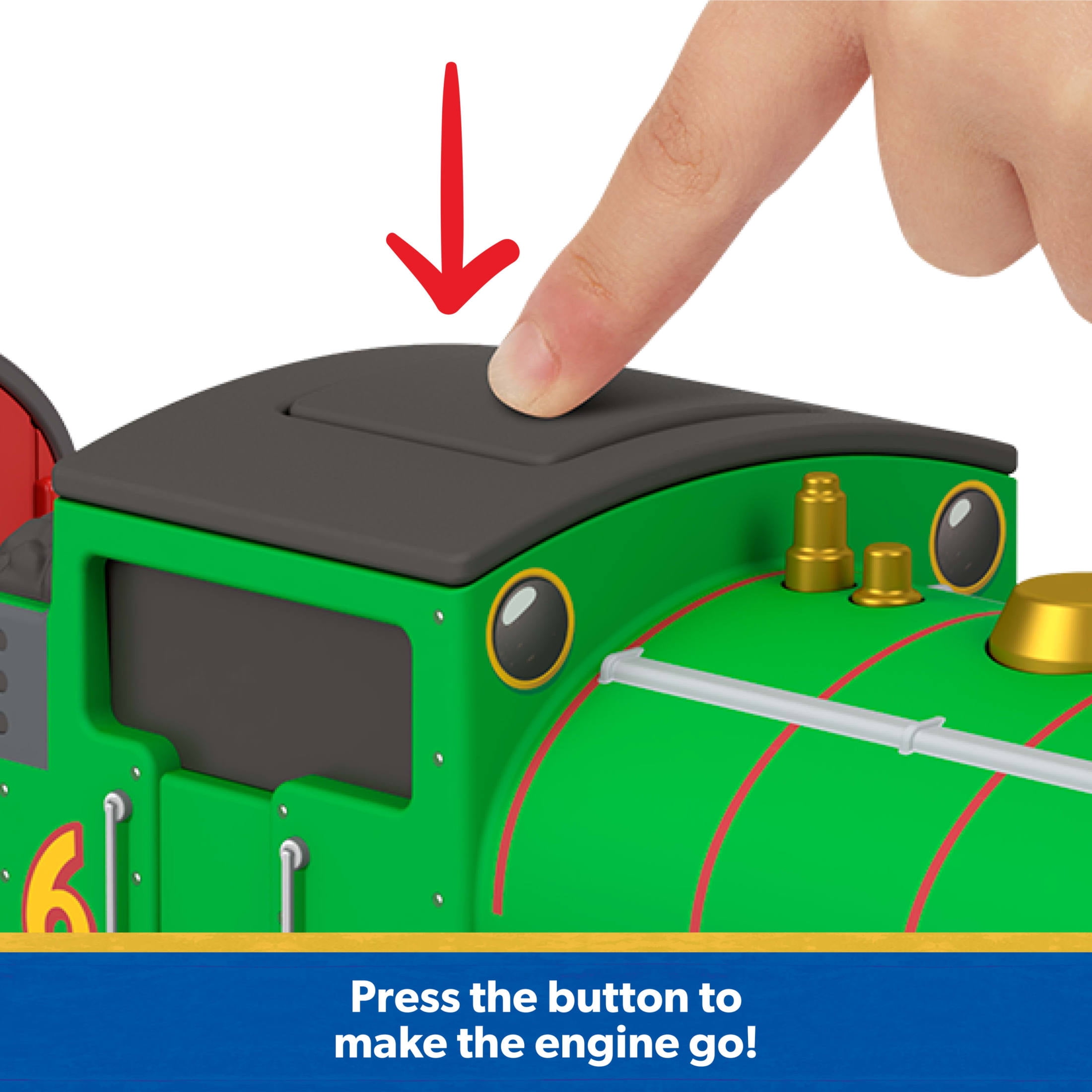 Thomas & Friends by Fisher-Price Motorized Engine, Battery-Powered Toy Train (Styles May Vary)