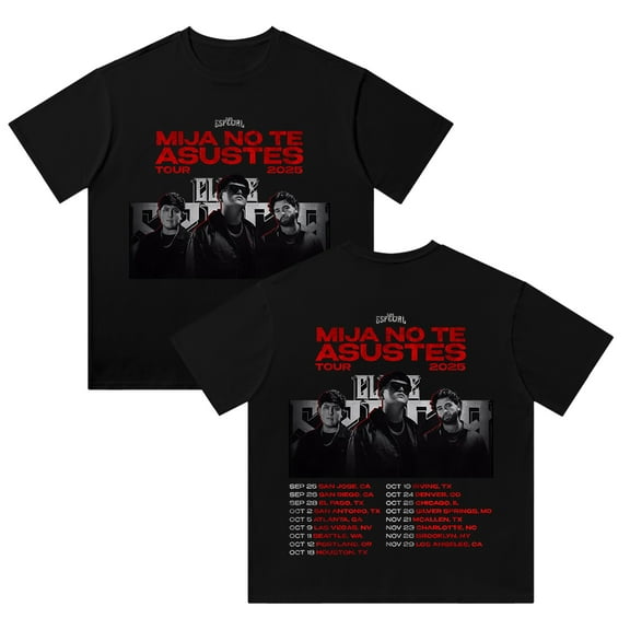 Clave Especial Tour 2025 Cotton T-shirt Men Women Short Sleeve Harajuku Tees Tops