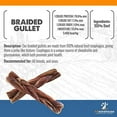 thumbnail image 5 of K9warehouse- Premium Braided Gullet Sticks- 6 inch(6 Count,40-70g)-Natural Digestible Dog Treat- Rich in Protein - Long Lasting Chew- Dental Health & Joint Support- Suitable for All Breeds & Puppies, 5 of 6