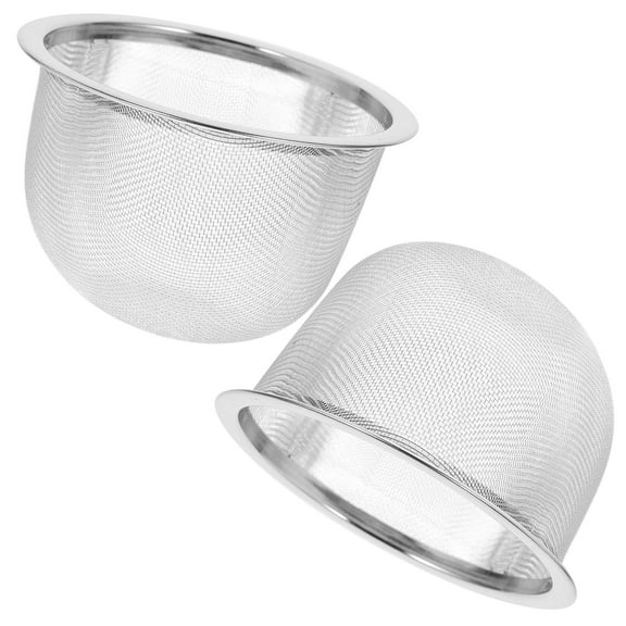 OUNONA 2Pcs Stainless Steel Replacement Kettle Filter Tea Filtration for Beverage Preparation