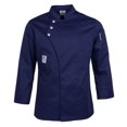 thumbnail image 1 of Chaquetas Abrigo de Manga Larga Uniformes Hotel Restaurantes - Azul oscuro, oscuro m Sunnimix uniforme de chaqueta de chef, 1 of 8