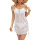 thumbnail image 1 of Lucakuins - Vestido playero para mujer, color sólido, sin mangas, para cubrir bikini, traje de baño hueco Lucakuins moda, 1 of 9