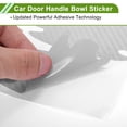 thumbnail image 5 of Unique Bargains Universal 51x89mm Car Door Cup Protector Sticker Anti-Scratches+Auto Door Handle Protective Film 1 Set Silver Tone, 5 of 6