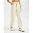 thumbnail image 2 of Mid Rise Drawstring Cargo Trousers, 2 of 4