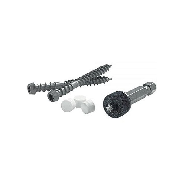Kit de tornillos y tapones para cubierta FASTENMASTER Cortex T20 x 7 cm, paquete de 1