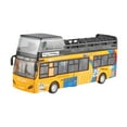 thumbnail image 4 of Autobús turístico de dos pisos de City Sightseeing, juguete de colección, modelo de vehículo con luces Amarillo, 4 of 9