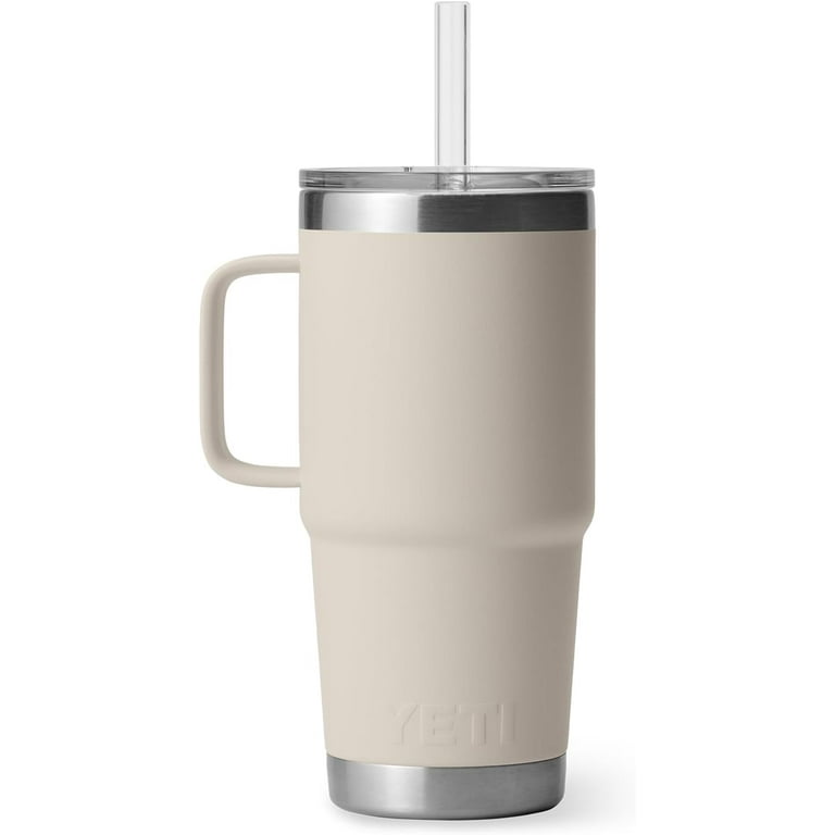 YETI Rambler 25 oz Straw Mug, Vacuum Insulated, Stainless