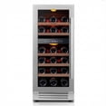 thumbnail image 2 of Ca'Lefort 28 Bottle Wine Refrigerator and Cooler, 15 inch Dual Zone Wine Fridge with Tempered Glass Door for Home/Office(Left Opening), Built-in & Freestanding, 2 of 8
