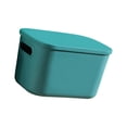 thumbnail image 4 of Caja de almacenamiento para el hogar, armario, estante organizador, contenedor para dormitorio, sala de estar, artículos diversos 18x26x16cm Verde, 4 of 9