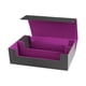 thumbnail image 1 of Caja para baraja de cartas coleccionables, resistente, estándar, premium, contenedor para naipes negro morado, 1 of 9