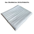 Guesthouse School Bath White Satin Strip Sheets Bed Linen Sheets