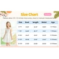 thumbnail image 2 of LOVEBAY Girls Dresses Square Neck Dress Ruffle Sleeveless Beach Casual Solid Color Sundress Playwear Outfits, 2 of 9