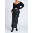 thumbnail image 3 of ELOQUII Women's Plus Size Wrap Front Cropped Sweater, 3 of 6
