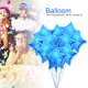 thumbnail image 4 of Globo plateado, 10 globos decorativos de cinco estrellas de 10 pulgadas, globo de papel de aluminio, el mejor de su clase Jadeshay A, 4 of 7