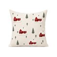 thumbnail image 3 of Aonerit 20 X 12 Inch Christmas Embroidered Pillow Cover, Hidden Zipper Cushion Case, Winter Sofa Couch Decor, Holiday Throw Pillow Sham, Home Seasonal Accent, 3 of 7